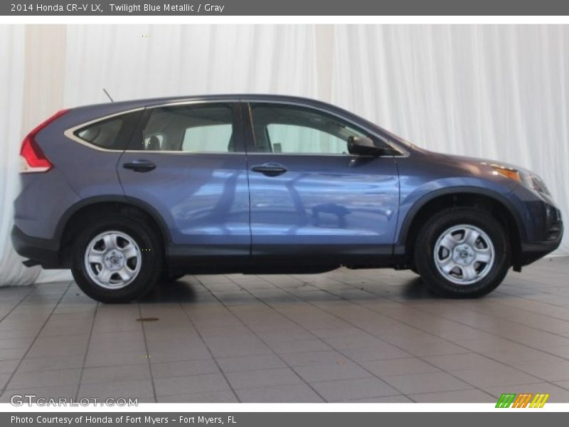 Twilight Blue Metallic / Gray 2014 Honda CR-V LX