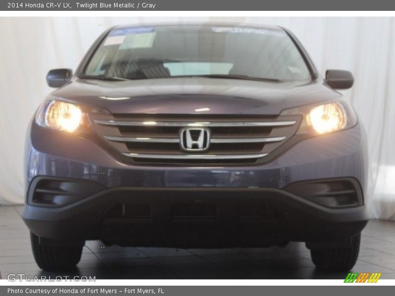 Twilight Blue Metallic / Gray 2014 Honda CR-V LX