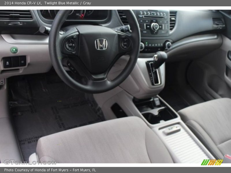 Twilight Blue Metallic / Gray 2014 Honda CR-V LX