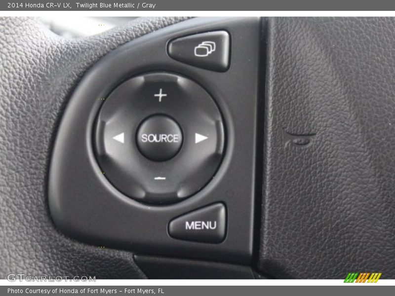 Twilight Blue Metallic / Gray 2014 Honda CR-V LX