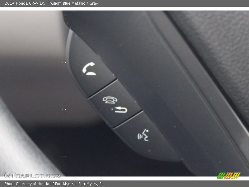 Twilight Blue Metallic / Gray 2014 Honda CR-V LX