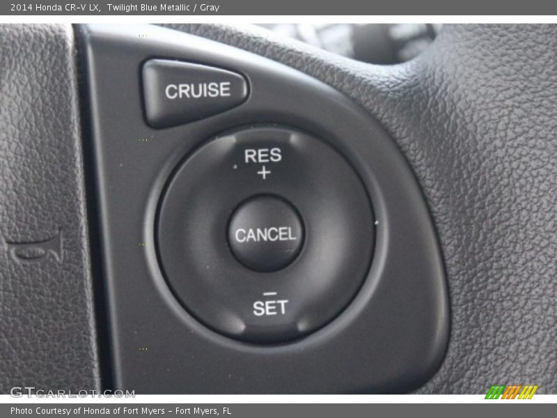 Twilight Blue Metallic / Gray 2014 Honda CR-V LX