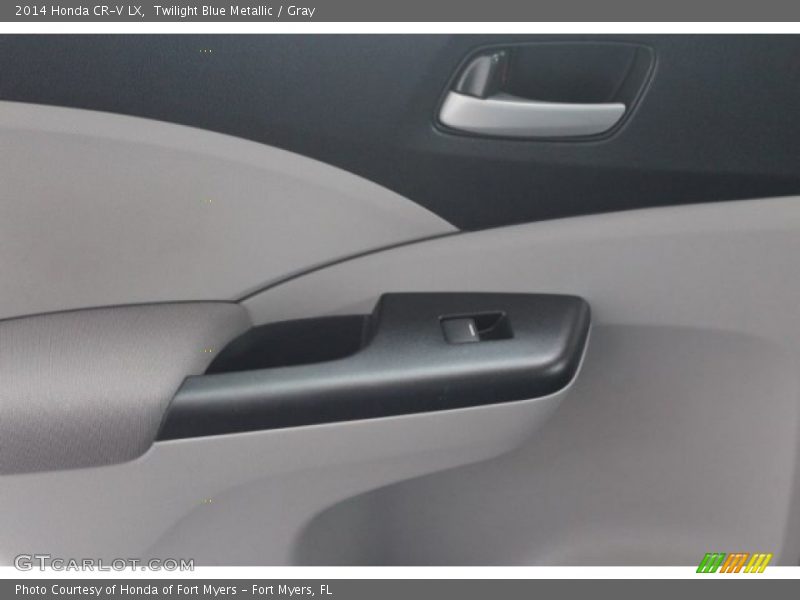 Twilight Blue Metallic / Gray 2014 Honda CR-V LX