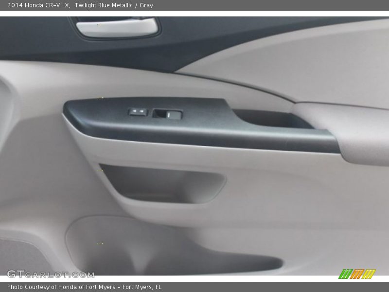 Twilight Blue Metallic / Gray 2014 Honda CR-V LX