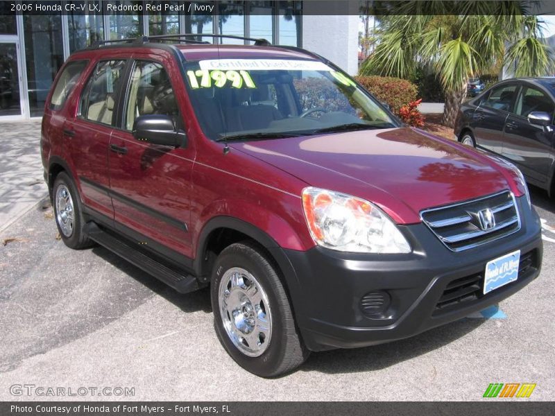 Redondo Red Pearl / Ivory 2006 Honda CR-V LX