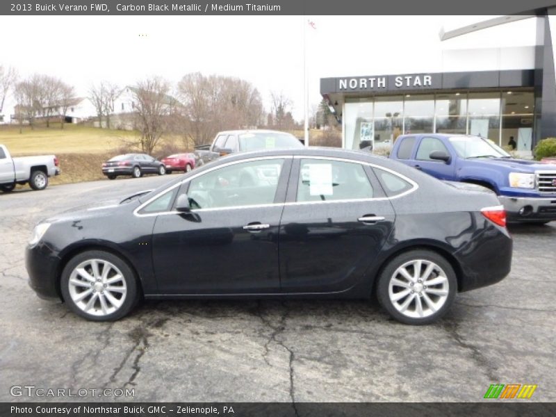 Carbon Black Metallic / Medium Titanium 2013 Buick Verano FWD