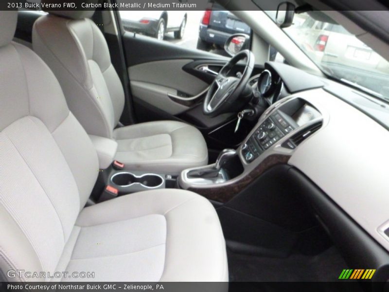 Carbon Black Metallic / Medium Titanium 2013 Buick Verano FWD