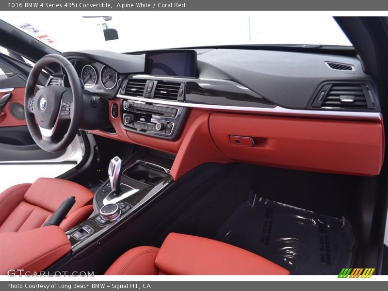 Alpine White / Coral Red 2016 BMW 4 Series 435i Convertible