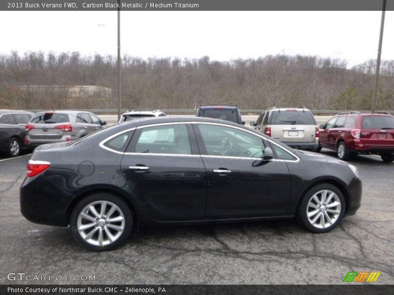 Carbon Black Metallic / Medium Titanium 2013 Buick Verano FWD