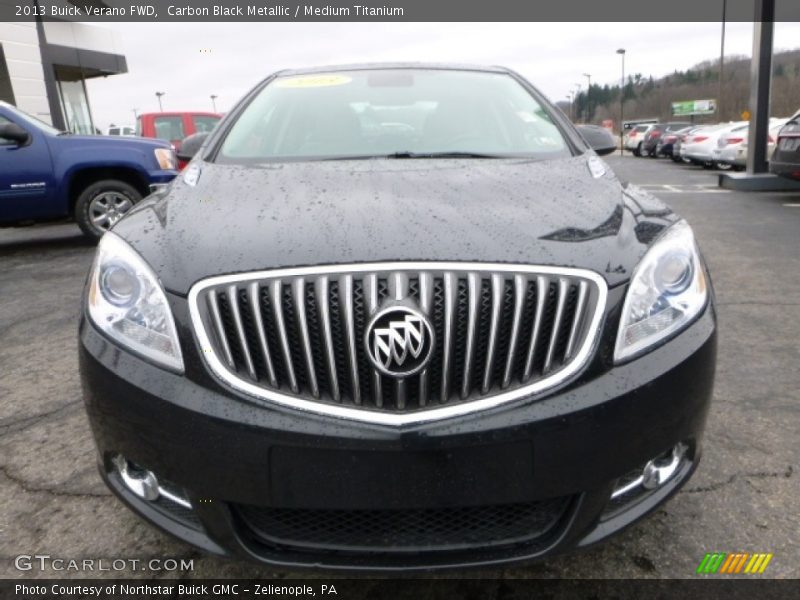Carbon Black Metallic / Medium Titanium 2013 Buick Verano FWD