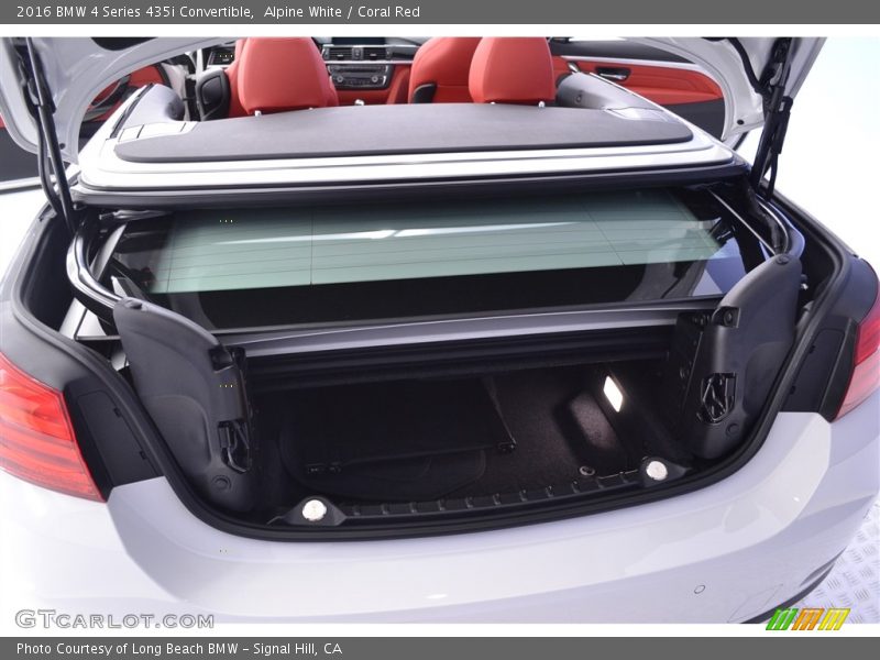 Alpine White / Coral Red 2016 BMW 4 Series 435i Convertible