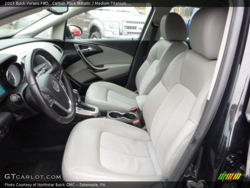 Carbon Black Metallic / Medium Titanium 2013 Buick Verano FWD