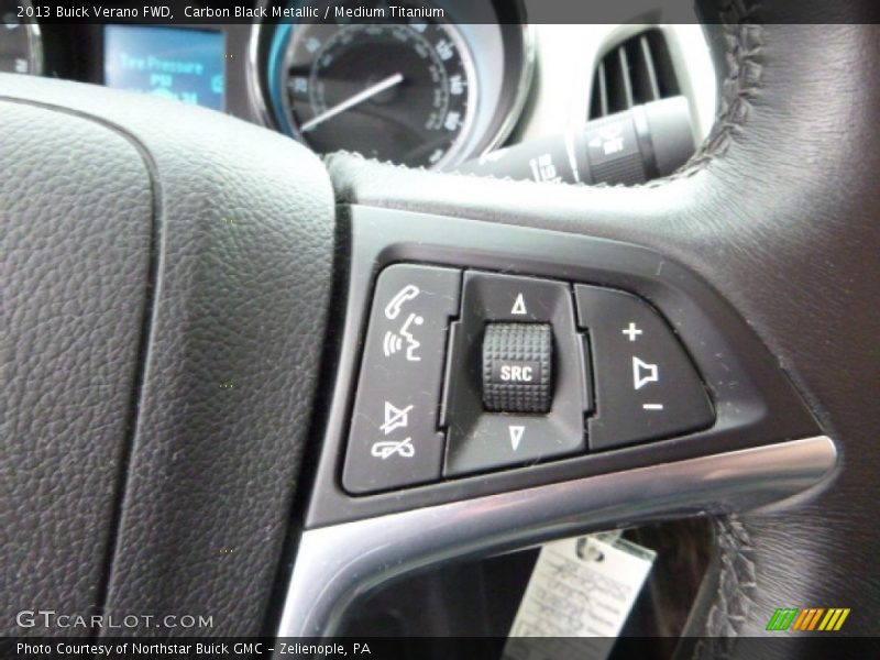 Carbon Black Metallic / Medium Titanium 2013 Buick Verano FWD