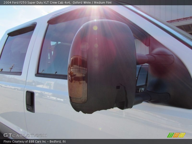 Oxford White / Medium Flint 2004 Ford F250 Super Duty XLT Crew Cab 4x4