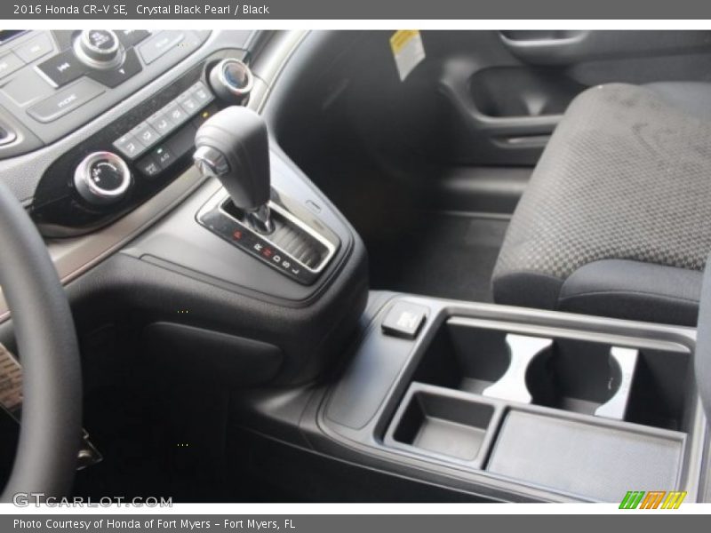 Crystal Black Pearl / Black 2016 Honda CR-V SE