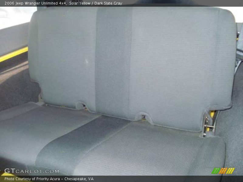 Solar Yellow / Dark Slate Gray 2006 Jeep Wrangler Unlimited 4x4