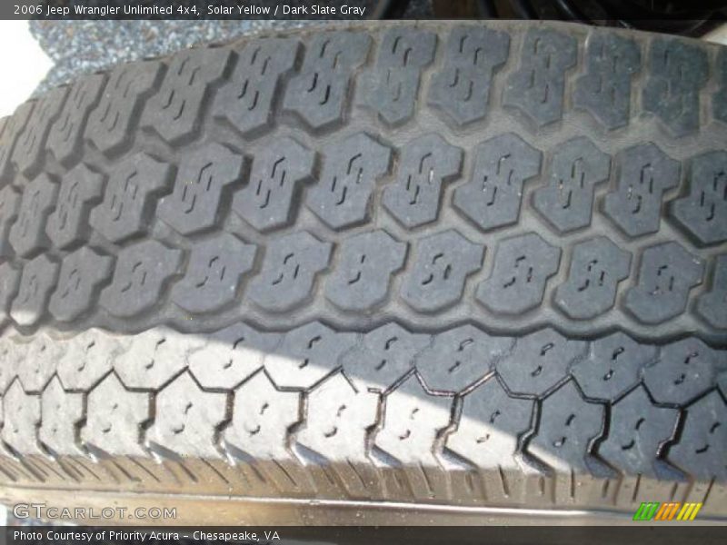 Solar Yellow / Dark Slate Gray 2006 Jeep Wrangler Unlimited 4x4