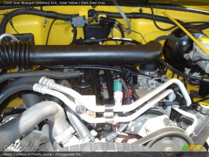 Solar Yellow / Dark Slate Gray 2006 Jeep Wrangler Unlimited 4x4
