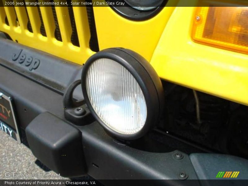 Solar Yellow / Dark Slate Gray 2006 Jeep Wrangler Unlimited 4x4