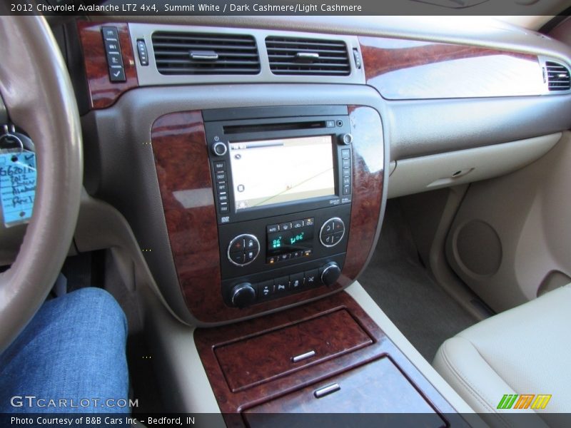 Summit White / Dark Cashmere/Light Cashmere 2012 Chevrolet Avalanche LTZ 4x4