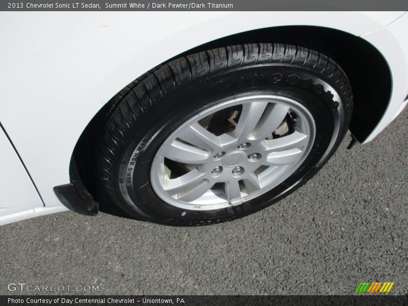 Summit White / Dark Pewter/Dark Titanium 2013 Chevrolet Sonic LT Sedan