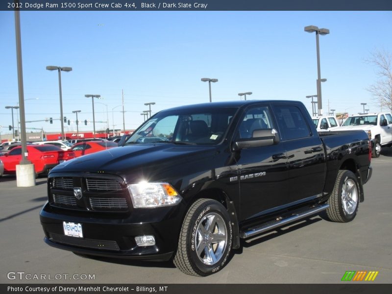Black / Dark Slate Gray 2012 Dodge Ram 1500 Sport Crew Cab 4x4