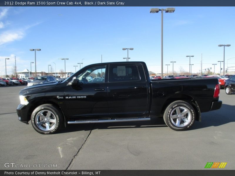 Black / Dark Slate Gray 2012 Dodge Ram 1500 Sport Crew Cab 4x4