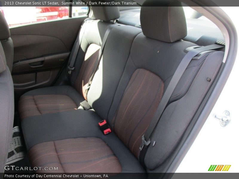 Summit White / Dark Pewter/Dark Titanium 2013 Chevrolet Sonic LT Sedan