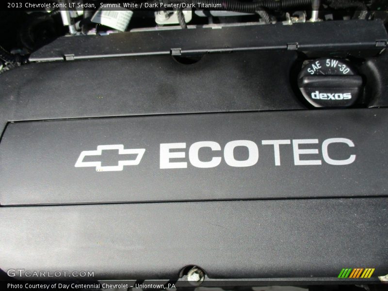 Summit White / Dark Pewter/Dark Titanium 2013 Chevrolet Sonic LT Sedan