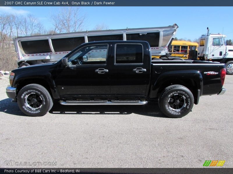 Onyx Black / Dark Pewter 2007 GMC Canyon SLE Crew Cab 4x4