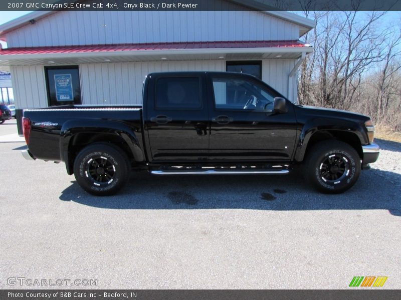Onyx Black / Dark Pewter 2007 GMC Canyon SLE Crew Cab 4x4