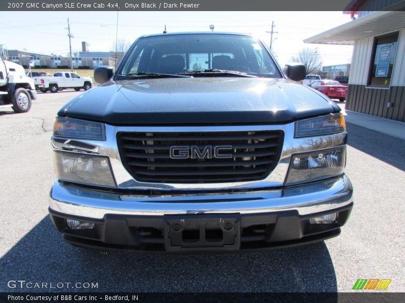 Onyx Black / Dark Pewter 2007 GMC Canyon SLE Crew Cab 4x4