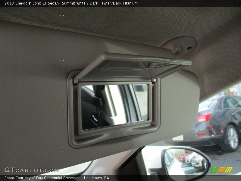 Summit White / Dark Pewter/Dark Titanium 2013 Chevrolet Sonic LT Sedan