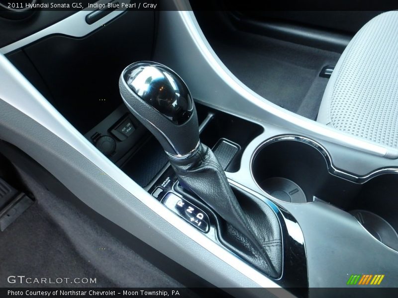 Indigo Blue Pearl / Gray 2011 Hyundai Sonata GLS