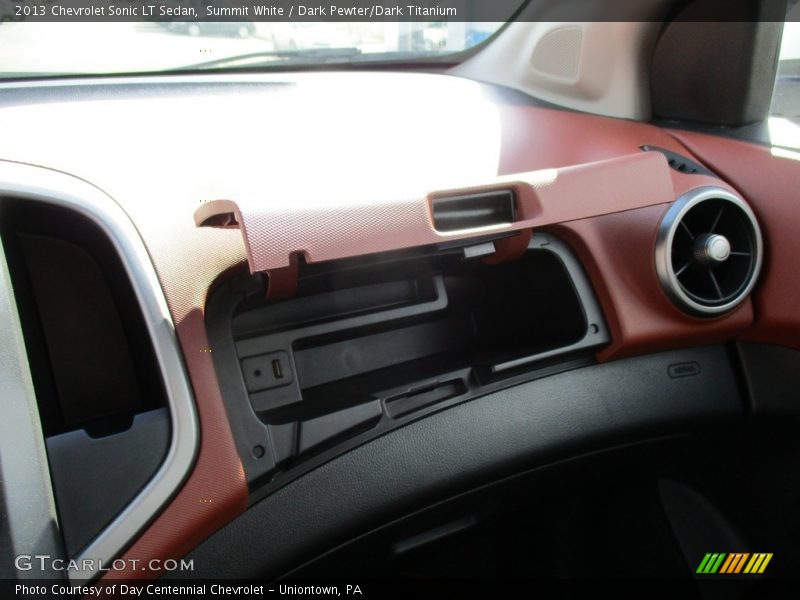 Summit White / Dark Pewter/Dark Titanium 2013 Chevrolet Sonic LT Sedan
