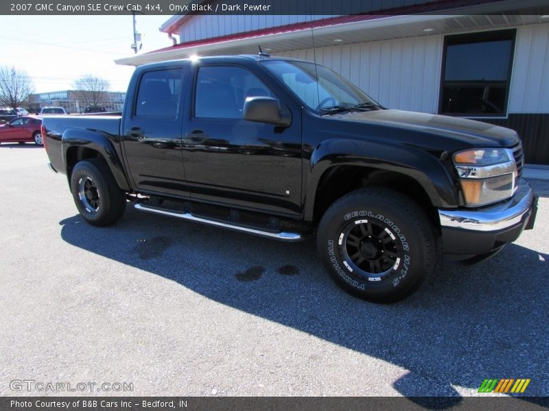 Onyx Black / Dark Pewter 2007 GMC Canyon SLE Crew Cab 4x4