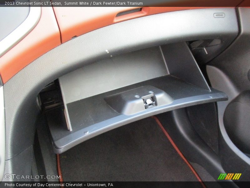 Summit White / Dark Pewter/Dark Titanium 2013 Chevrolet Sonic LT Sedan