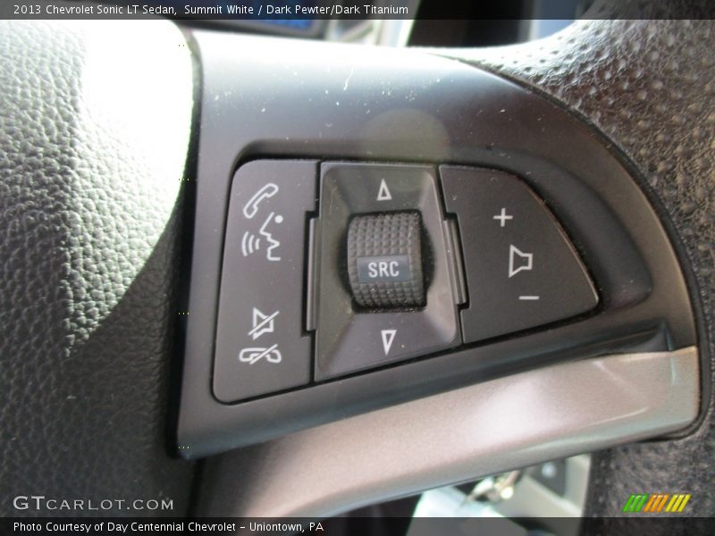 Summit White / Dark Pewter/Dark Titanium 2013 Chevrolet Sonic LT Sedan
