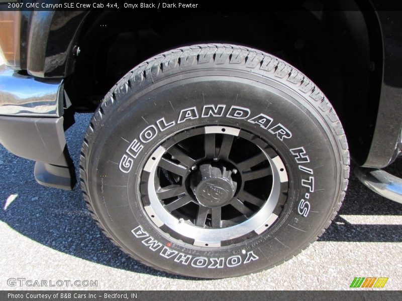 Onyx Black / Dark Pewter 2007 GMC Canyon SLE Crew Cab 4x4