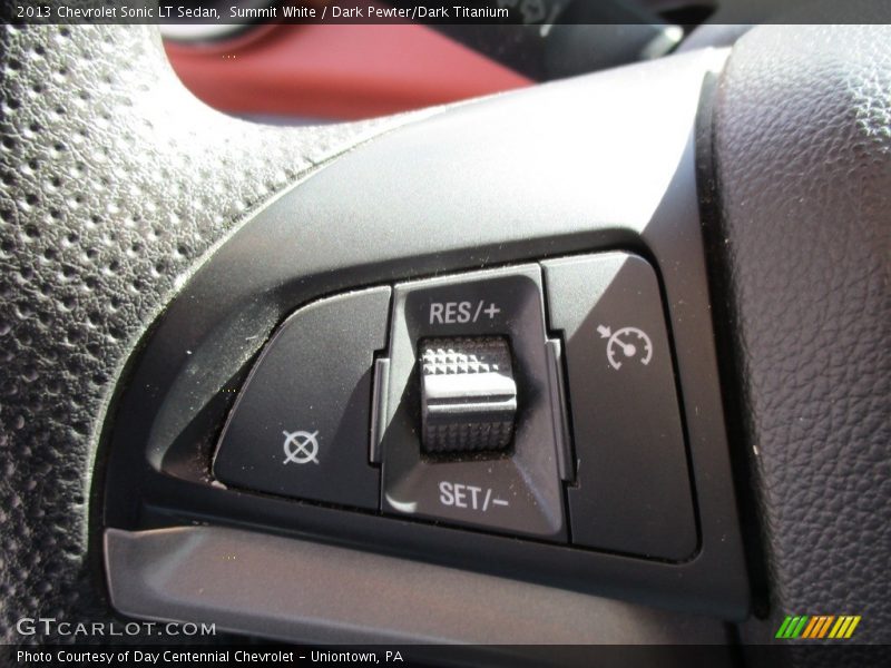 Summit White / Dark Pewter/Dark Titanium 2013 Chevrolet Sonic LT Sedan