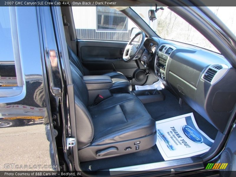 Onyx Black / Dark Pewter 2007 GMC Canyon SLE Crew Cab 4x4
