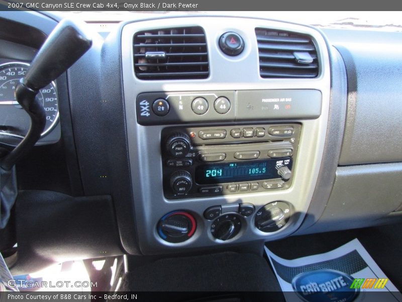 Onyx Black / Dark Pewter 2007 GMC Canyon SLE Crew Cab 4x4