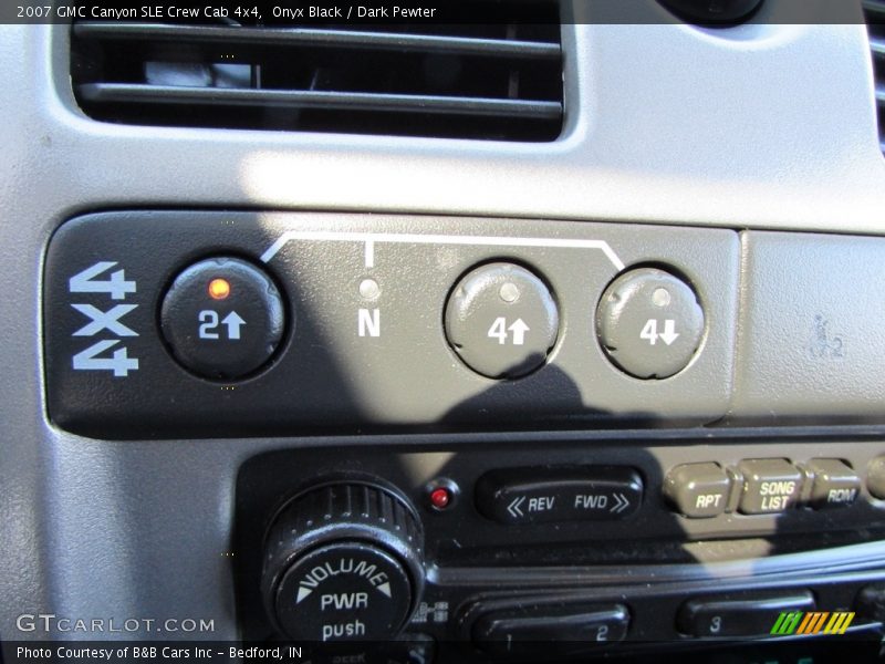 Onyx Black / Dark Pewter 2007 GMC Canyon SLE Crew Cab 4x4