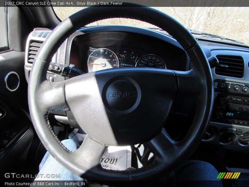 Onyx Black / Dark Pewter 2007 GMC Canyon SLE Crew Cab 4x4