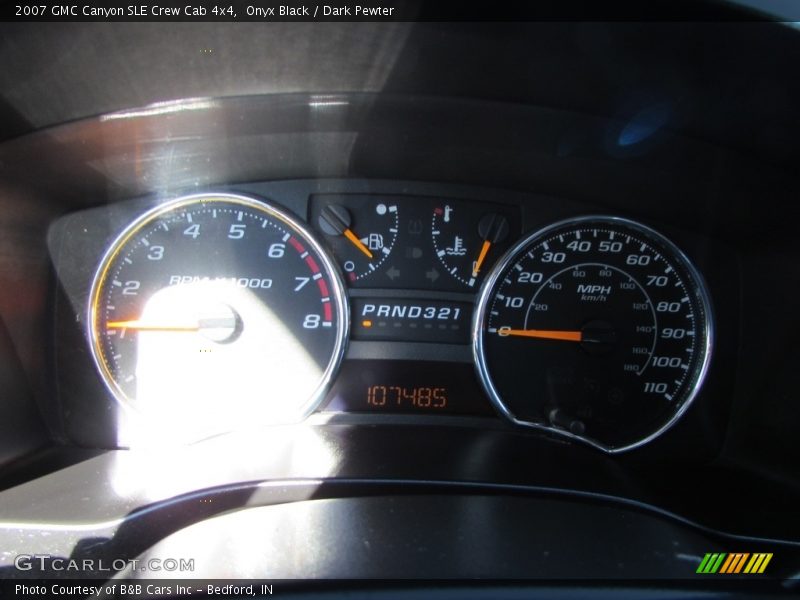 Onyx Black / Dark Pewter 2007 GMC Canyon SLE Crew Cab 4x4