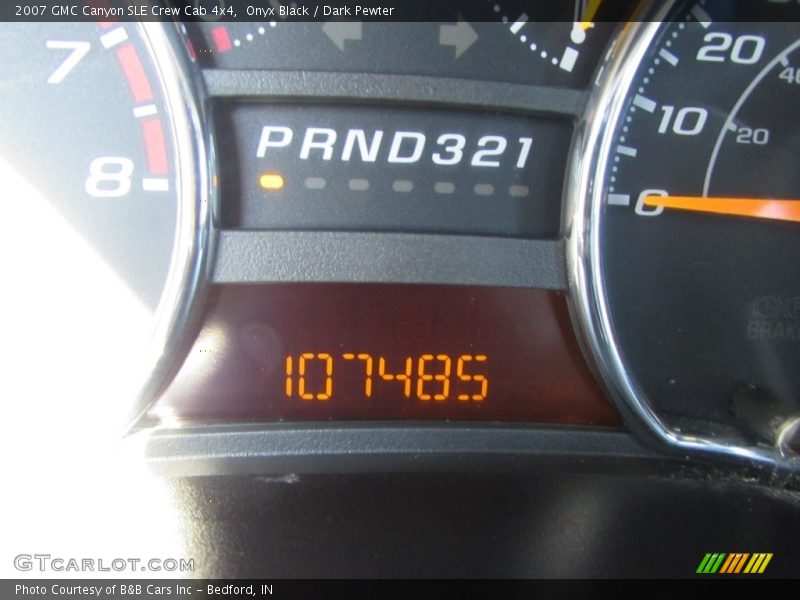 Onyx Black / Dark Pewter 2007 GMC Canyon SLE Crew Cab 4x4