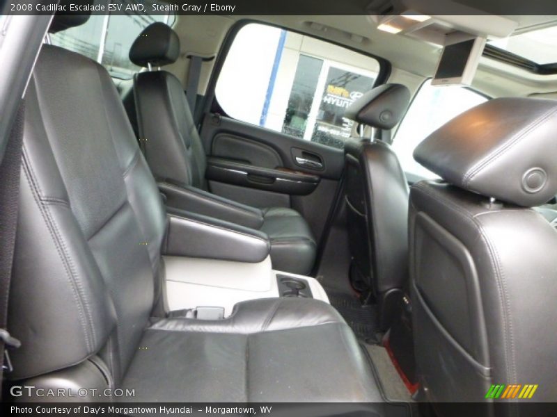 Stealth Gray / Ebony 2008 Cadillac Escalade ESV AWD