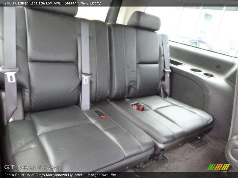 Stealth Gray / Ebony 2008 Cadillac Escalade ESV AWD