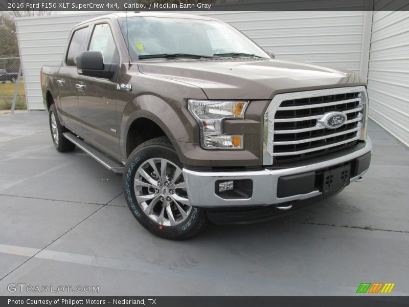 Caribou / Medium Earth Gray 2016 Ford F150 XLT SuperCrew 4x4
