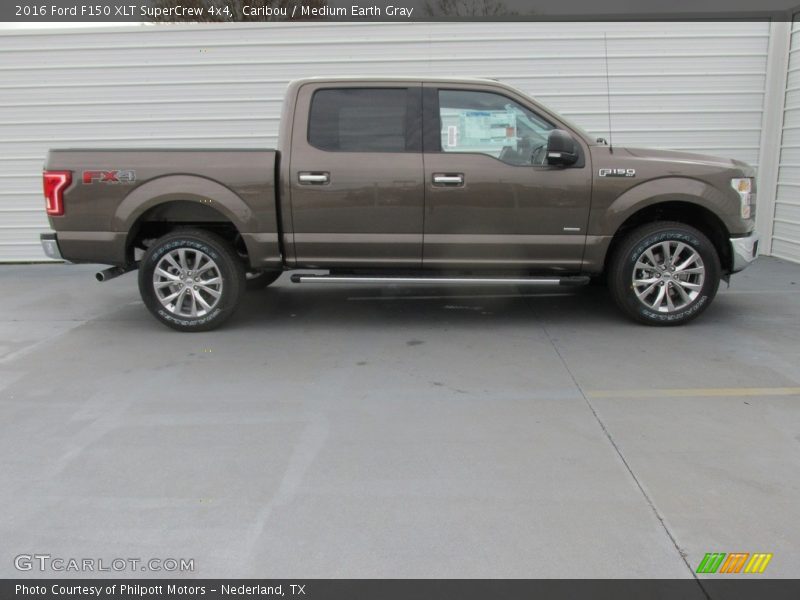 Caribou / Medium Earth Gray 2016 Ford F150 XLT SuperCrew 4x4
